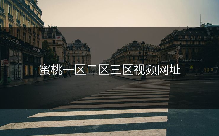 蜜桃一区二区三区视频网址